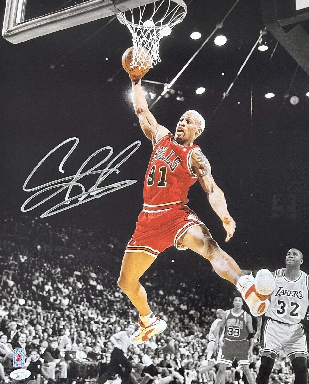 Dennis Rodman Signed Autographed 16×20 Photo JSA Authentic Chicago Bulls 6 Dennis Rodman Photo 16x20-dennis-rodman-16-20-6, Chicago Bulls, supplier stock photo