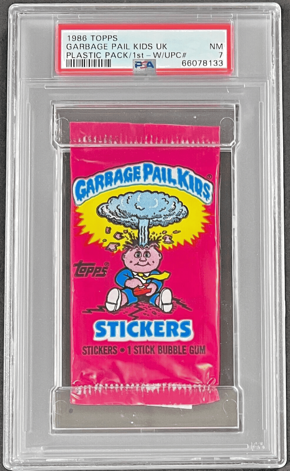 Garbage Pail Kids UK 1986 Topps Plastic Pack 1st W/UPC # PSA NM 7 66078133 Other garbage-pail-kids-uk-1986-topps, supplier stock photo