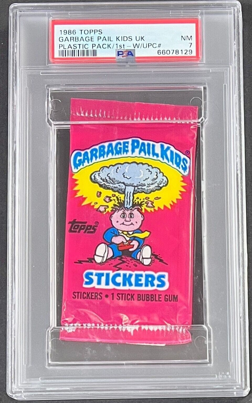 Garbage Pail Kids UK 1986 Topps Plastic Pack 1st W/UPC # PSA NM 7 66078129 Other garbage-pail-kids-uk-1986-topps, supplier stock photo