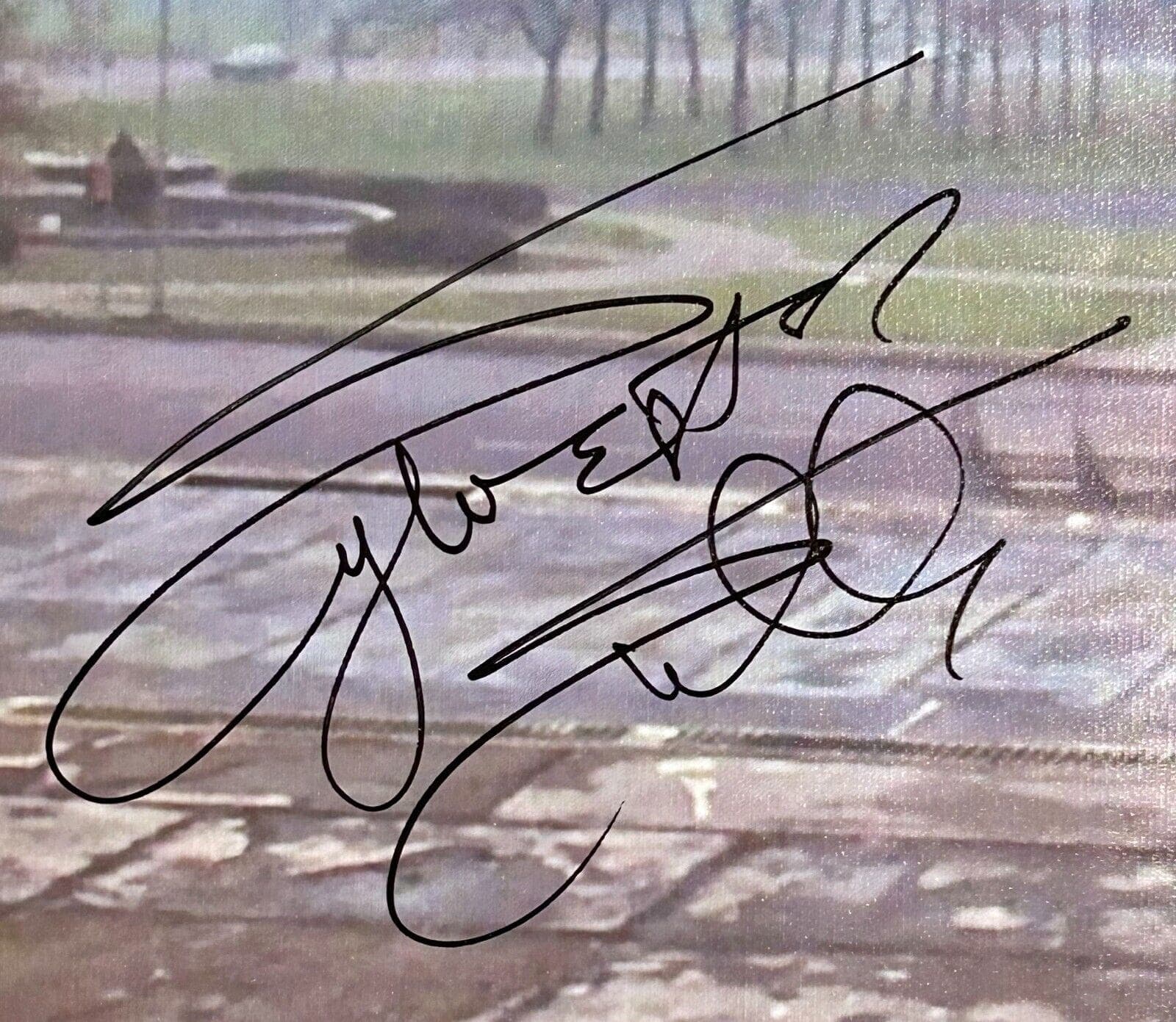 Sylvester Stallone Signed Rocky I Unstretched Canvas 24×36 Beckett Authen Sylvester Stallone Canvas 24x36-sylvester-stallone-rocky-unstretched-24-36, view 2, supplier stock photo
