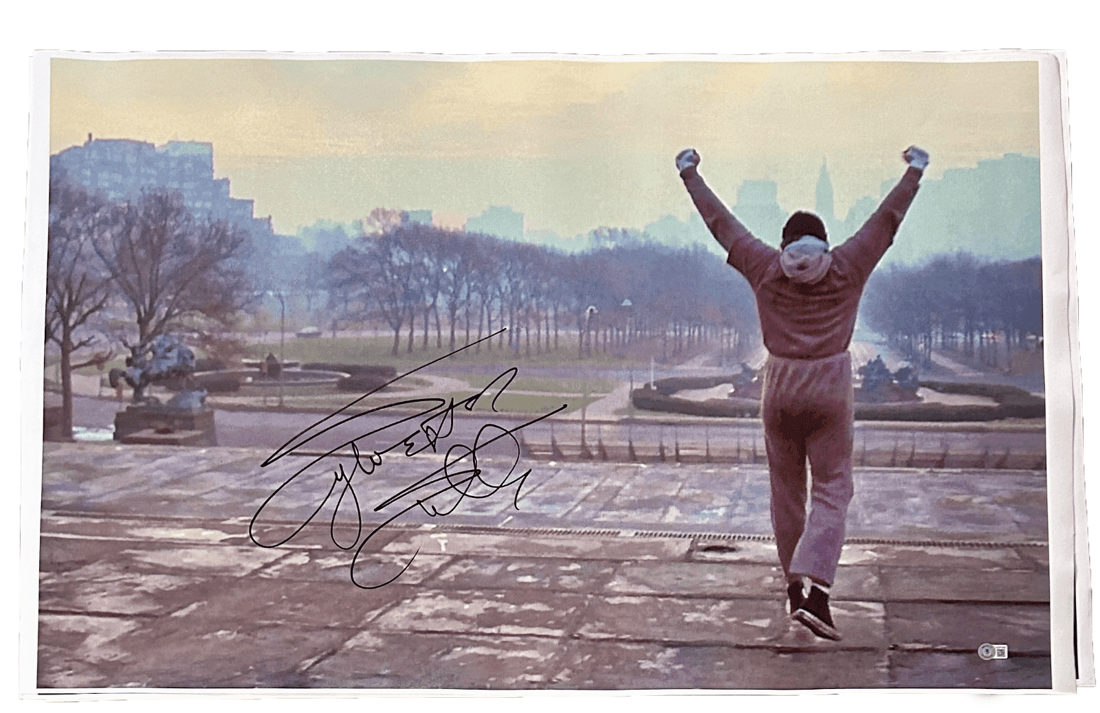 Sylvester Stallone Signed Rocky I Unstretched Canvas 24×36 Beckett Authen Sylvester Stallone Canvas 24x36-sylvester-stallone-rocky-unstretched-24-36, supplier stock photo