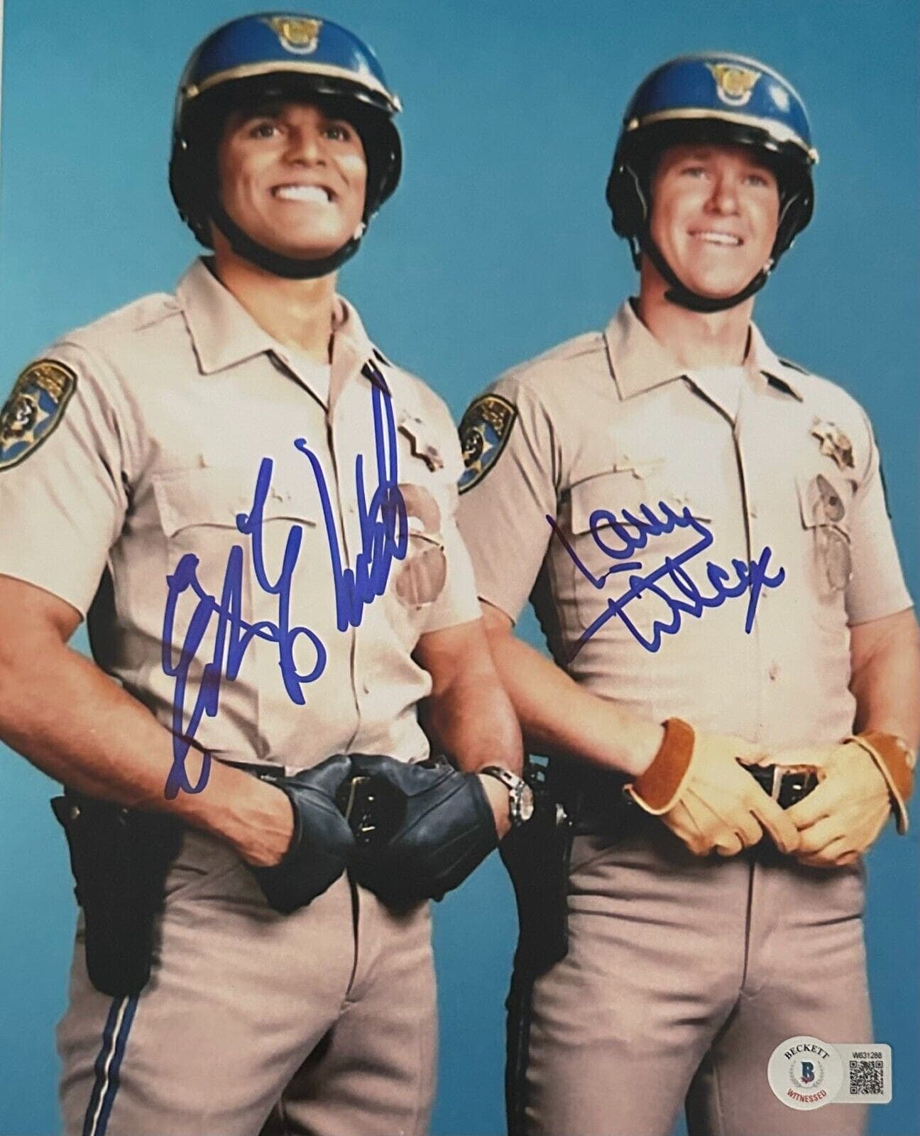 Erik Estrada & Larry Wilcox Signed Autographed CHIPS 8×10 Photo Beckett #8 Erik Estrada Photo 8x10-erik-estrada-larry-wilcox-chips-8, supplier stock photo