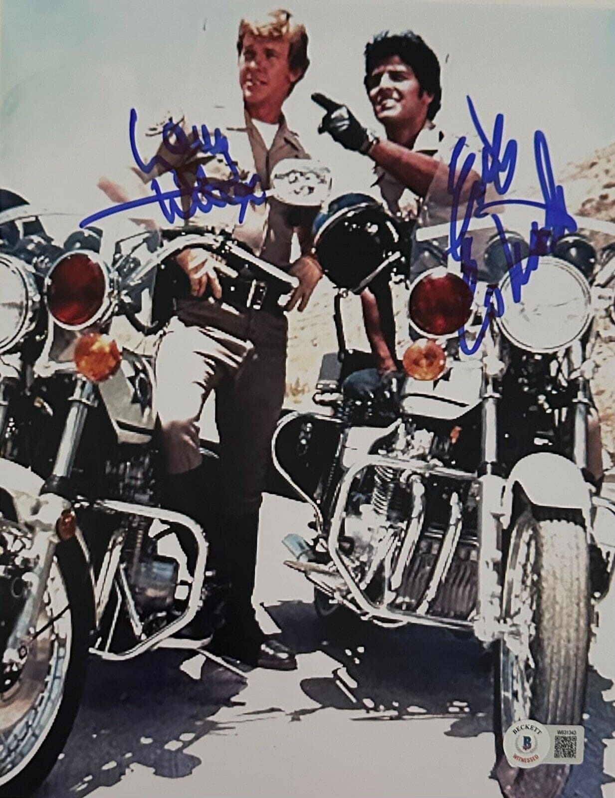 Erik Estrada & Larry Wilcox Signed Autographed CHIPS 8×10 Photo Beckett #9 Erik Estrada Photo 8x10-erik-estrada-larry-wilcox-chips-8, supplier stock photo