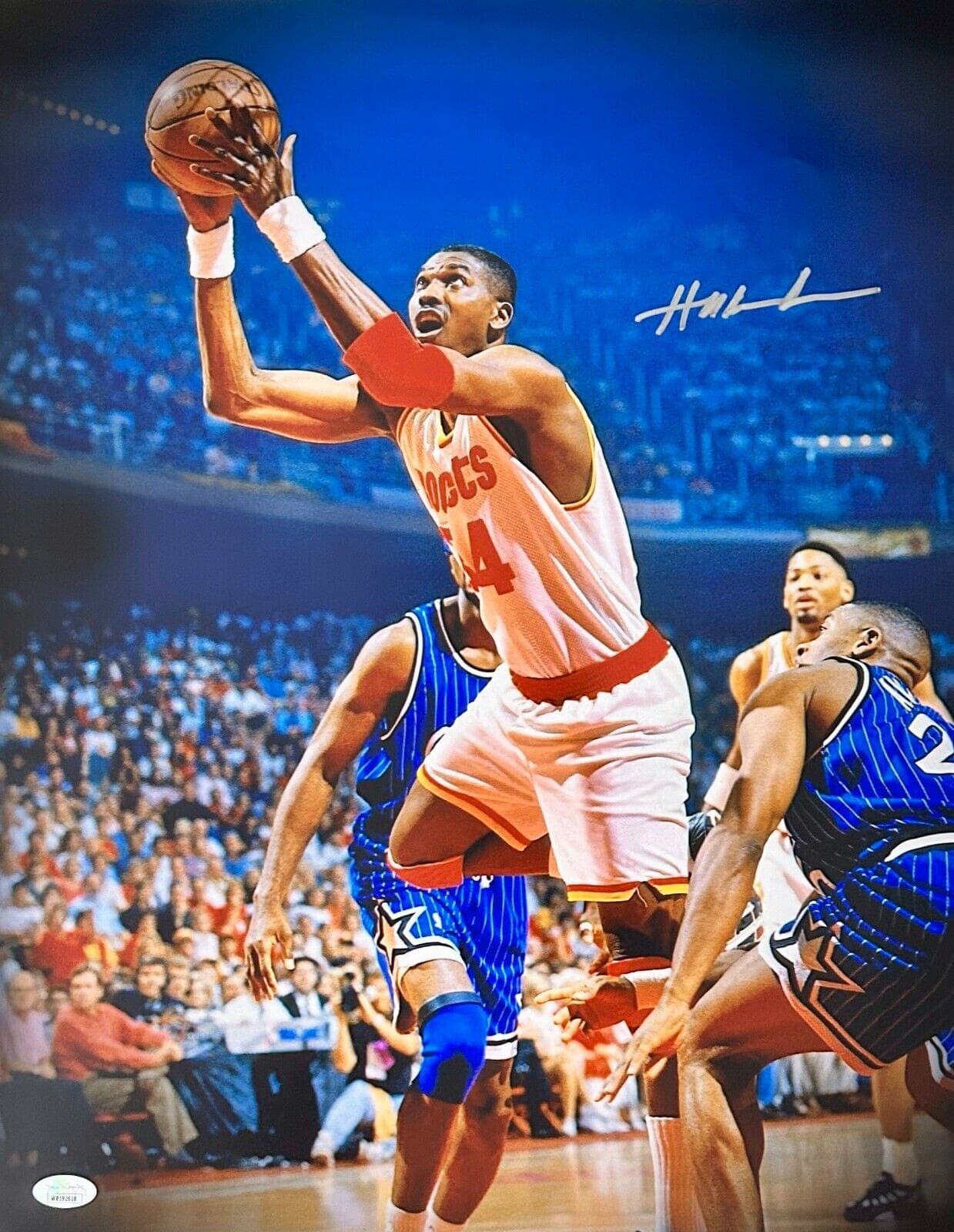 Hakeem Olajuwon Signed Autographed 16×20 Photo JSA Authen Houston Rockets #1 Hakeem Olajuwon Photo 16x20-16-20-authen-1, Houston Rockets, supplier stock photo
