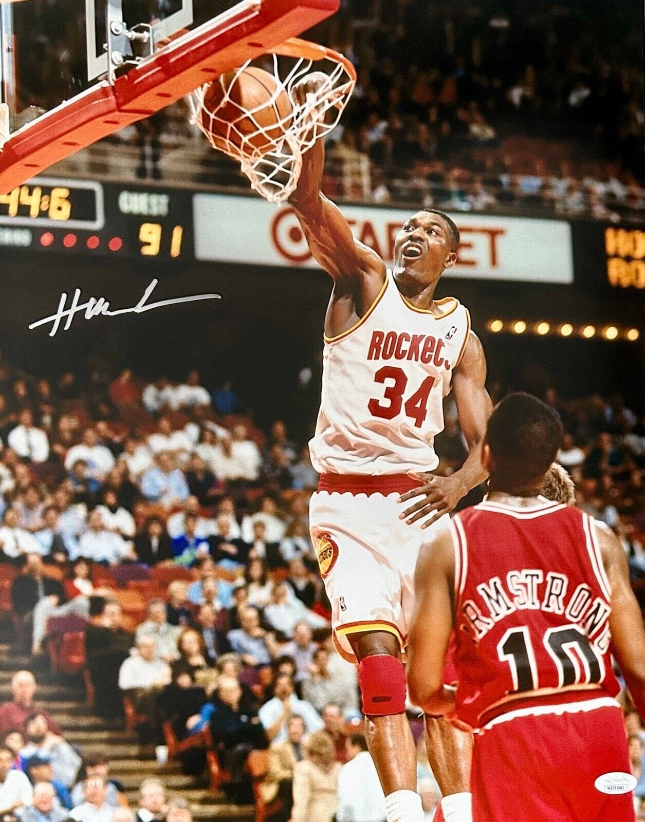 Hakeem Olajuwon Signed Autographed 16×20 Photo JSA Authen Houston Rockets #2 Hakeem Olajuwon Photo 16x20-16-20-authen-2, Houston Rockets, supplier stock photo
