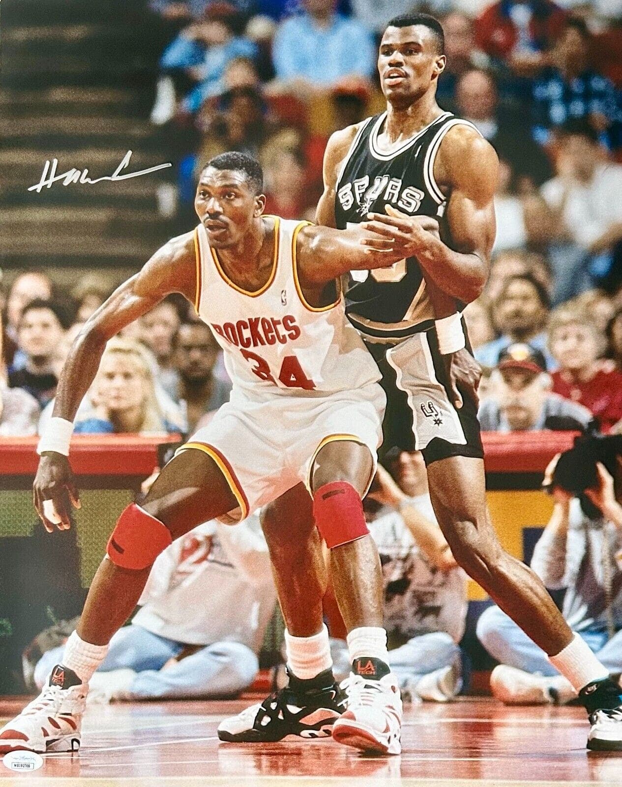 Hakeem Olajuwon Signed Autographed 16×20 Photo JSA Authen Houston Rockets #5 Hakeem Olajuwon Photo 16x20-16-20-authen-5, Houston Rockets, supplier stock photo