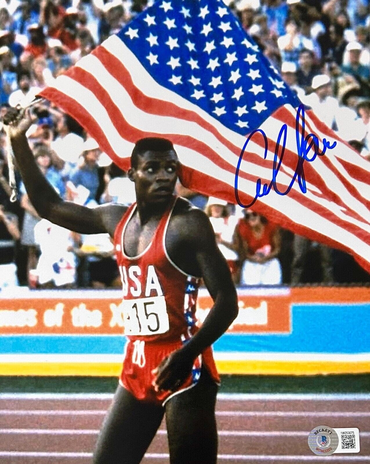 Carl Lewis Signed Autographed 8×10 Photo Beckett #8 Carl Lewis Photo 8x10-carl-lewis-8-10, supplier stock photo