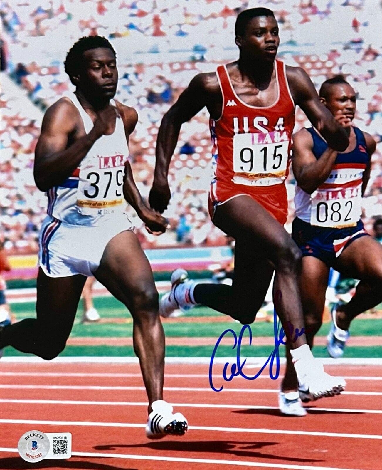 Carl Lewis Signed Autographed 8×10 Photo Beckett #4 Blue Carl Lewis Photo 8x10-carl-lewis-8-10-4-blue, supplier stock photo