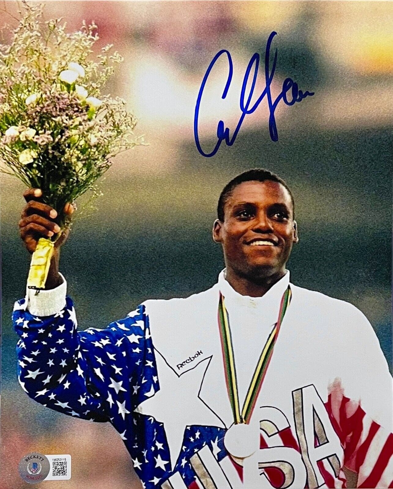 Carl Lewis Signed Autographed 8×10 Photo Beckett #1 Blue Carl Lewis Photo 8x10-carl-lewis-8-10-1-blue, supplier stock photo