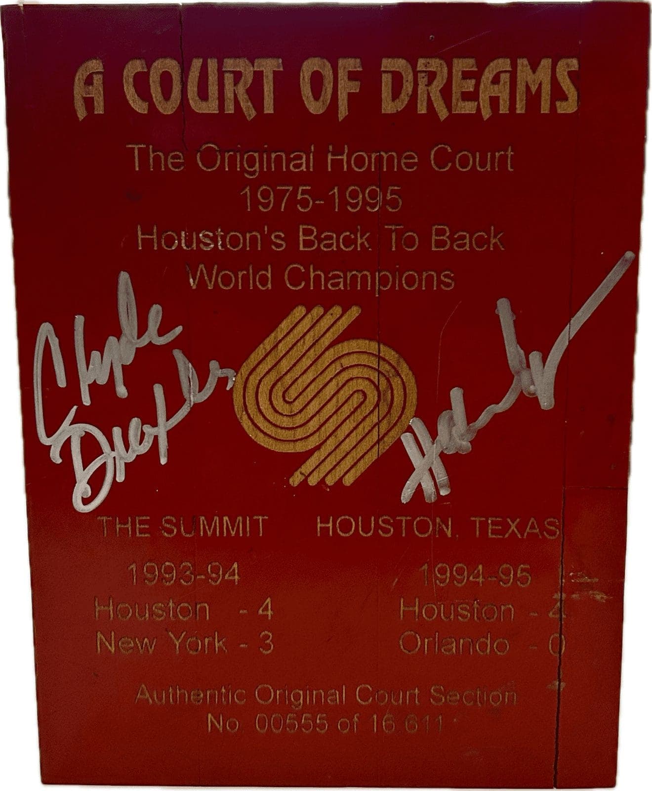 Floor Piece hakeem-olajuwon-clyde-drexler-original-from, supplier stock photo