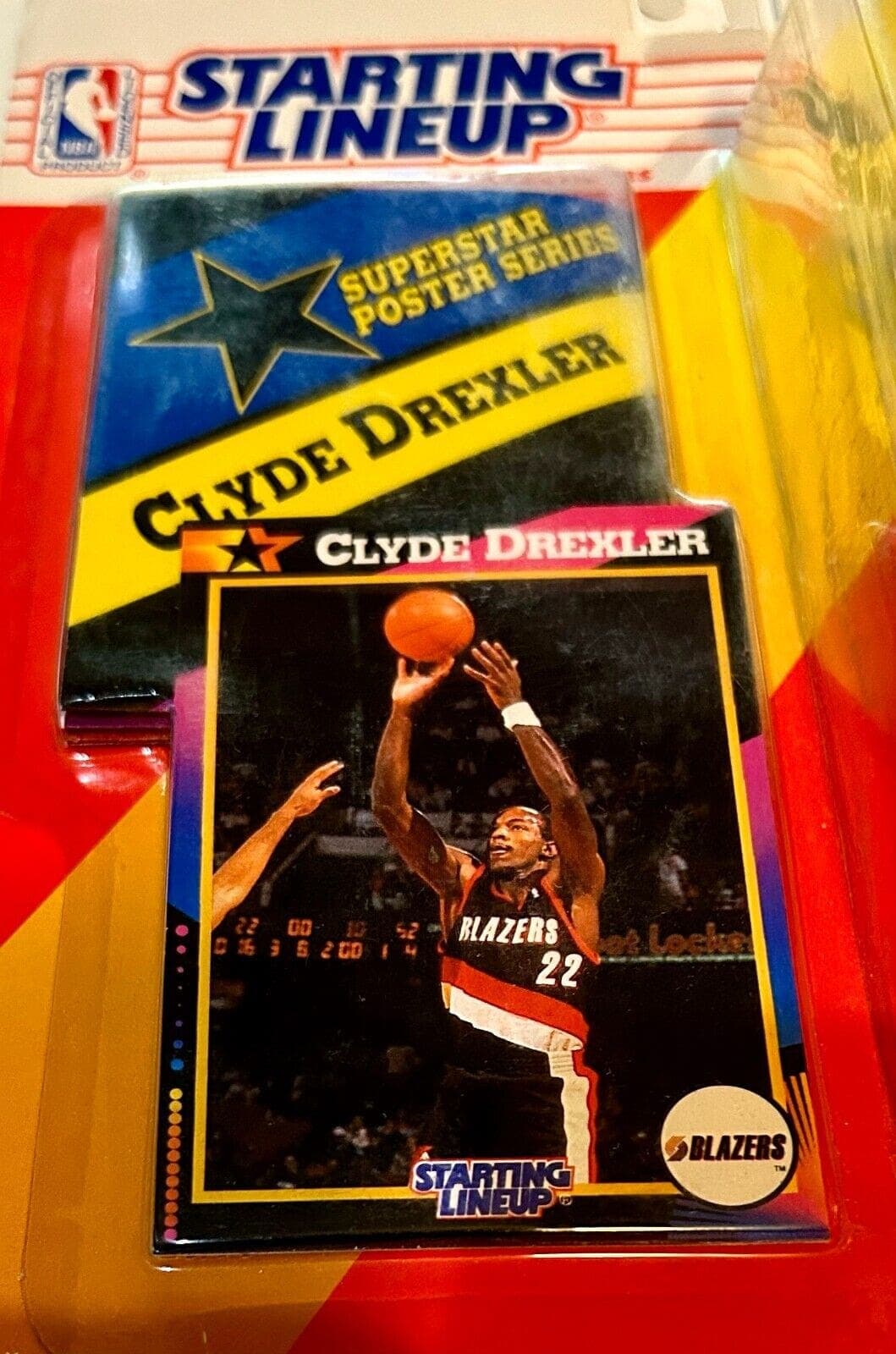 Clyde Drexler Signed Autographed 1992 Starting Lineup JSA Blazzers Clyde Drexler Ball clyde-drexler-1992-starting-lineup-blazzers, Portland Trail Blazers, view 5, supplier stock photo