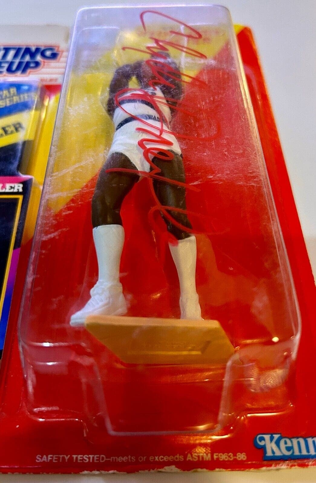 Clyde Drexler Signed Autographed 1992 Starting Lineup JSA Blazzers Clyde Drexler Ball clyde-drexler-1992-starting-lineup-blazzers, Portland Trail Blazers, view 4, supplier stock photo