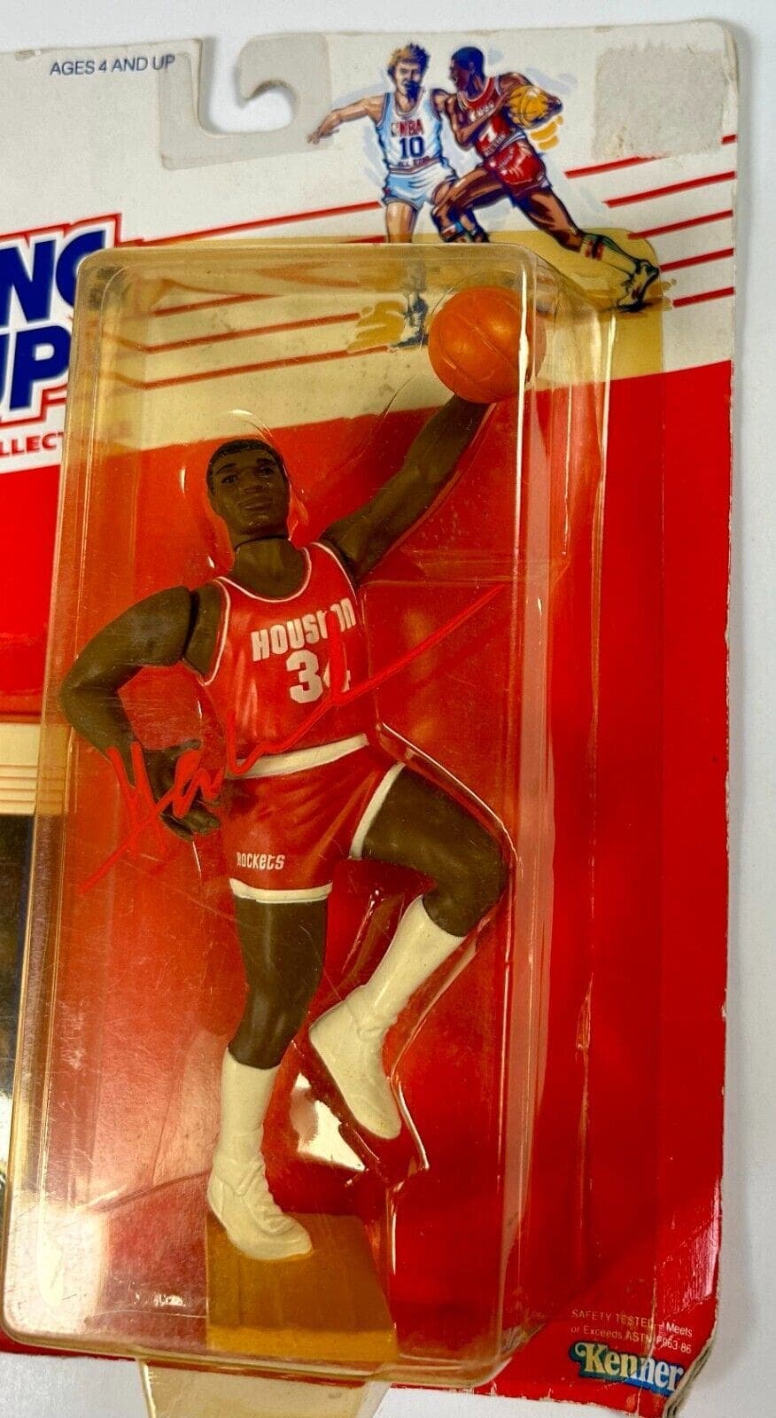 Hakeem Olajuwon Signed Autographed Rockets Starting Lineup Beckett 1W186623 Hakeem Olajuwon Ball starting-lineup-1w186623, Houston Rockets, view 4, supplier stock photo