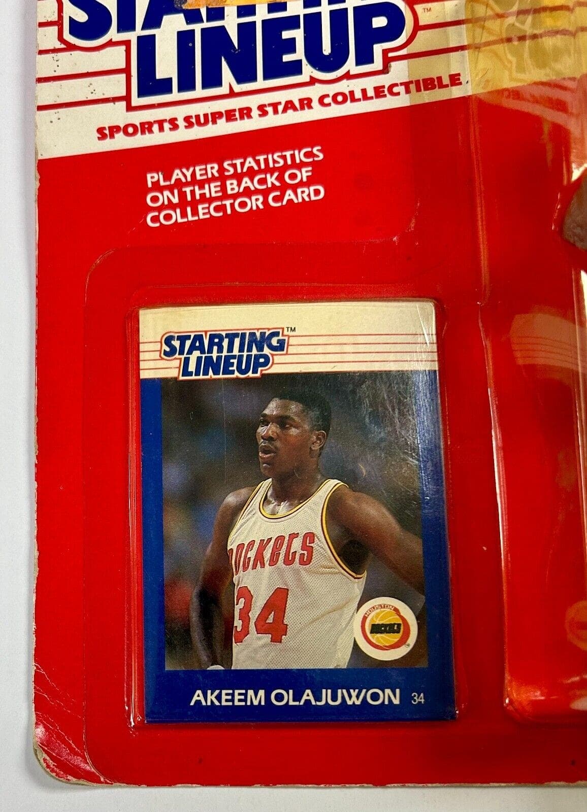 Hakeem Olajuwon Signed Autographed Rockets Starting Lineup Beckett 1W186622 Hakeem Olajuwon Ball starting-lineup-1w186622, Houston Rockets, view 2, supplier stock photo