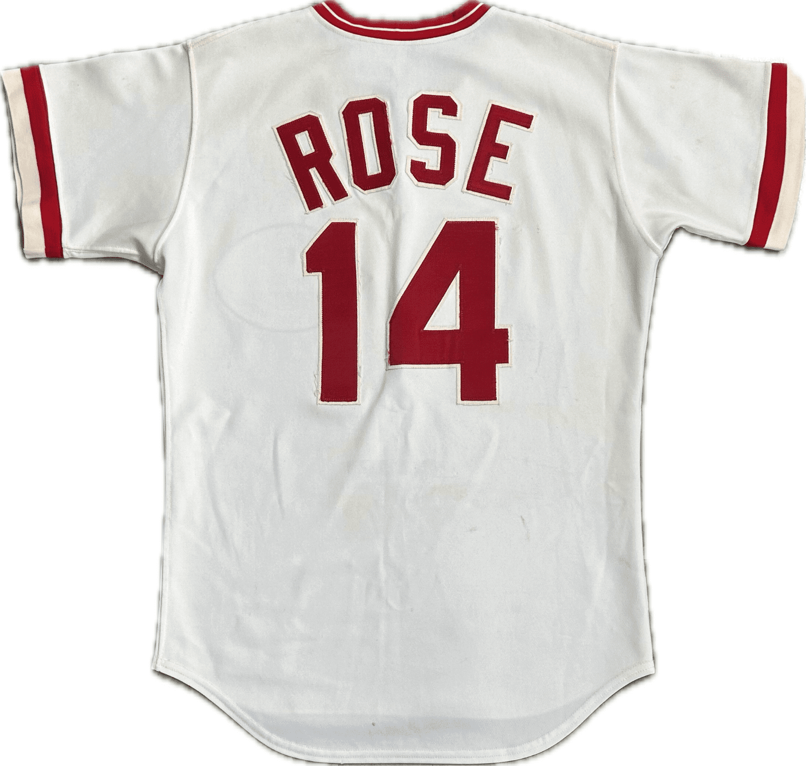 Pete Rose Cincinnati Reds Game Used Home Uniform Authenticated By PhotoMatch.Com Pete Rose Jersey pete-rose-game-used-home-uniform, Cincinnati Reds, supplier stock photo