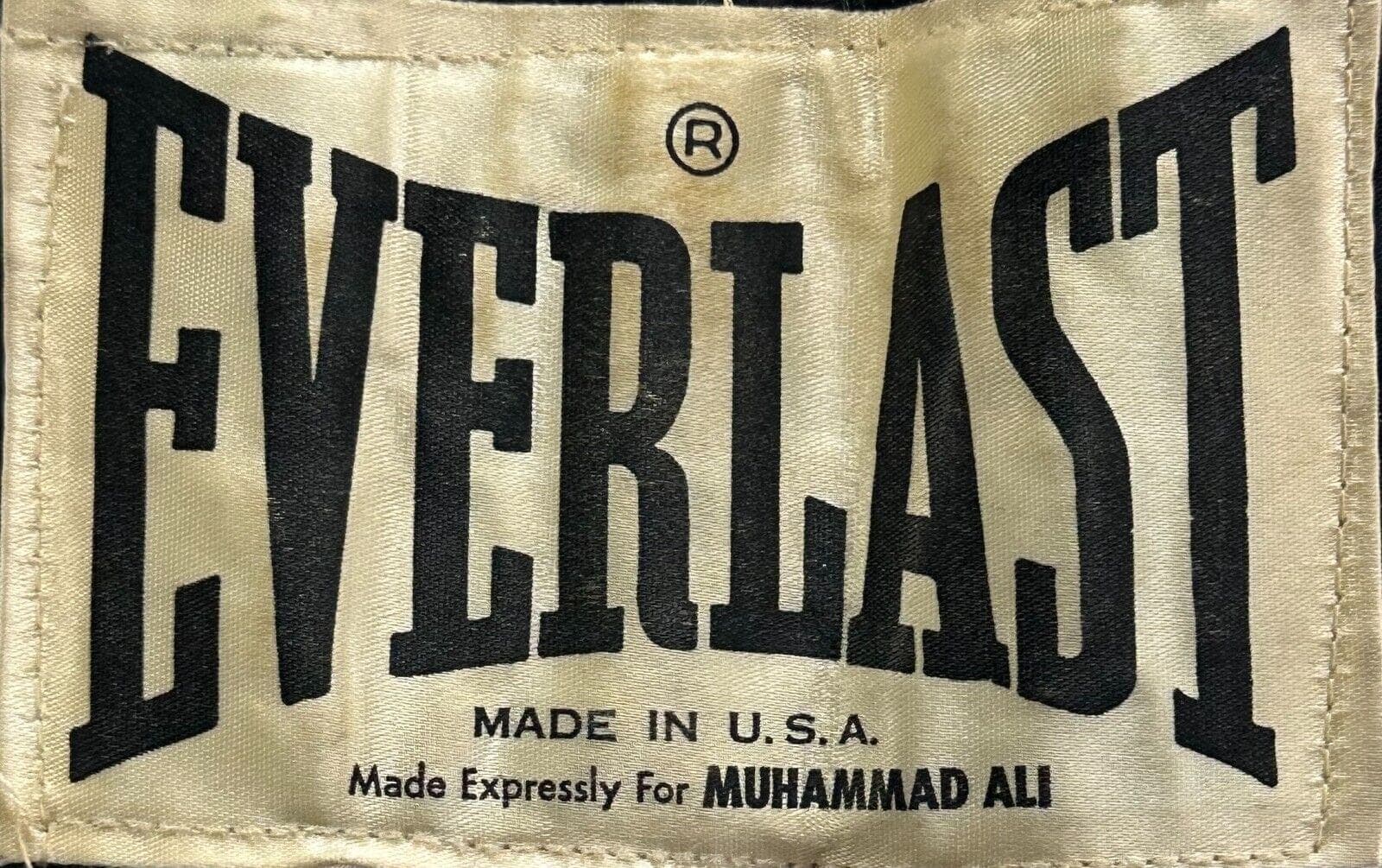 Muhammad Ali Circa 1980 Training-Worn Everlast Trunks Authen By PhotoMatch.Com Muhammad Ali Other circa-1980-training-worn-everlast-trunks, view 3, supplier stock photo