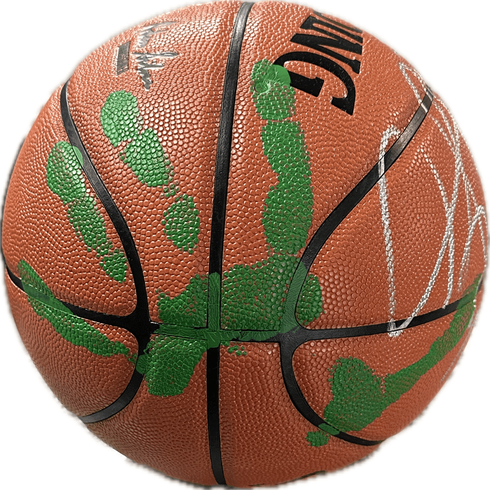 Dennis Rodman Handprint & Signed Autographed Basketball JSA Full Letter Authen Dennis Rodman Ball dennis-rodman-handprint-basketball-full-letter, Chicago Bulls, view 2, supplier stock photo