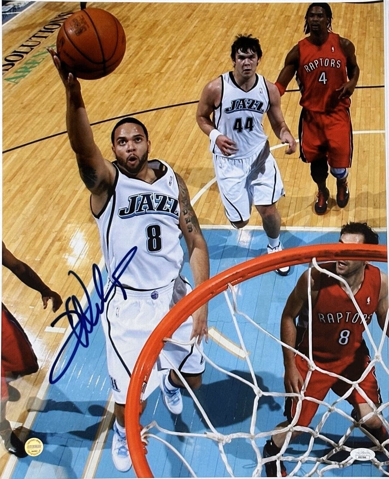 Deron Williams Signed Autographed 16×20 Photo JSA Authentication Utah Jazz 2 Deron Williams Photo 16x20-deron-williams-16-20-2, Utah Jazz, supplier stock photo