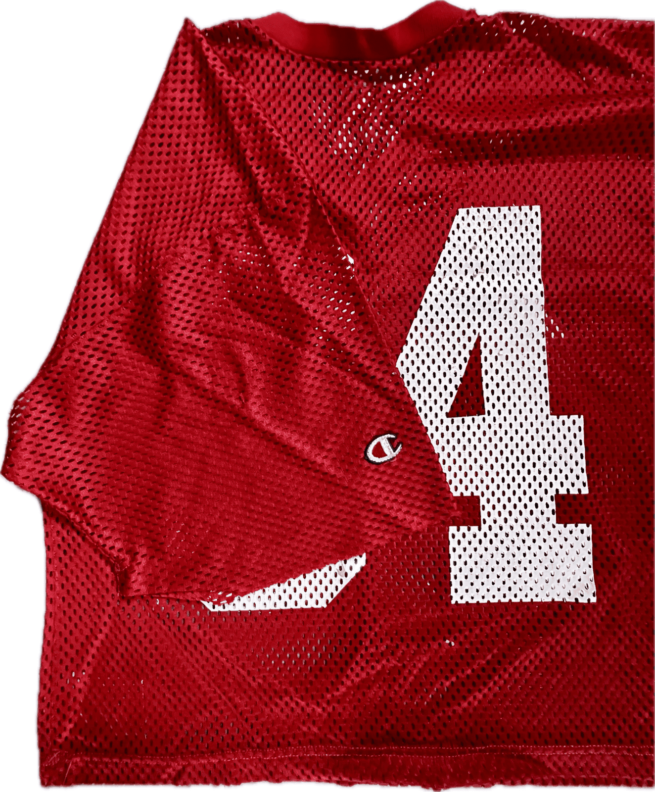 Earl Campbell 1980 Houston Oilers Training Camp Practice Worn Jersey Earl Campbell Jersey 1980-training-camp-practice-worn, Houston Oilers, view 4, supplier stock photo