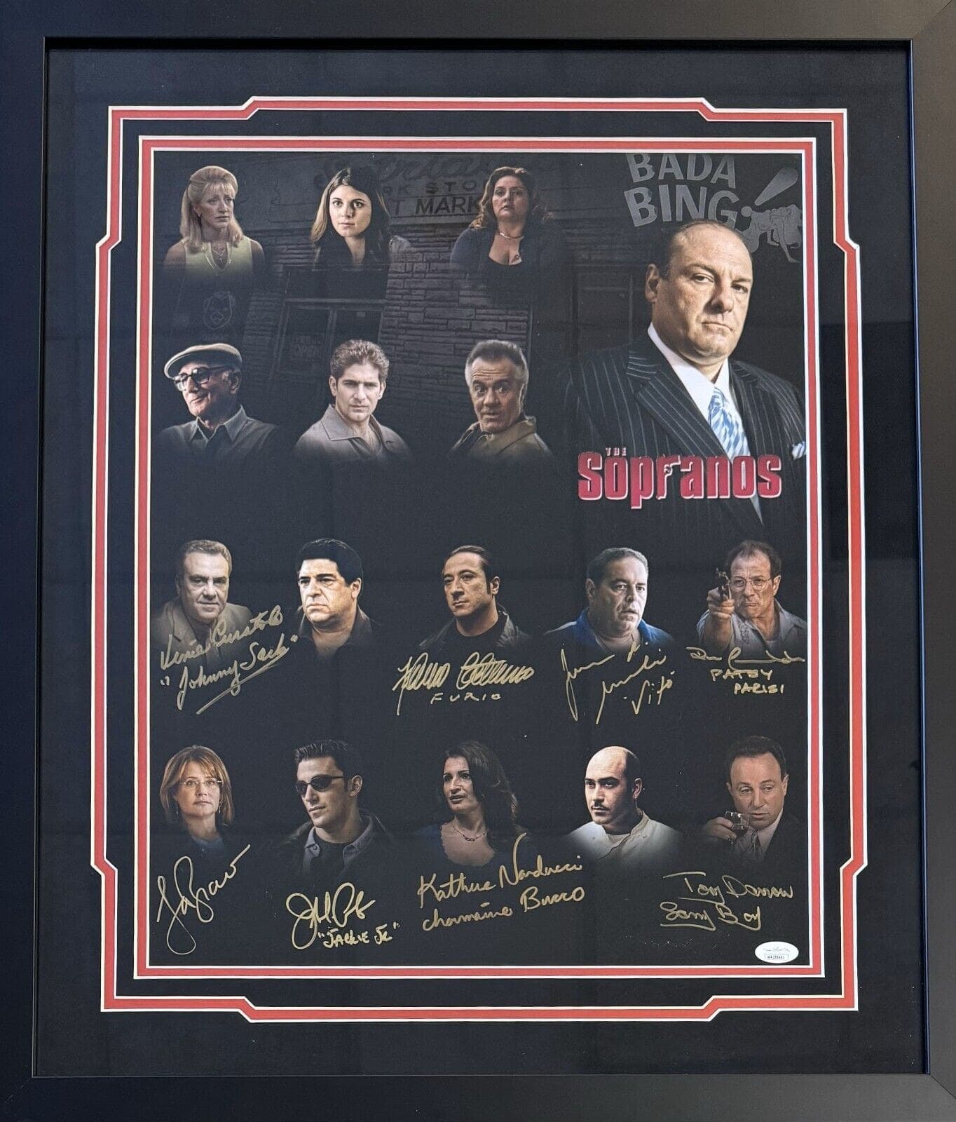The Sopranos Cast Signed Autographed Framed 16×20 Photo JSA Authentic 8 autos The Sopranos Cast Photo 16x20-sopranos-cast-framed-16-20-8, supplier stock photo