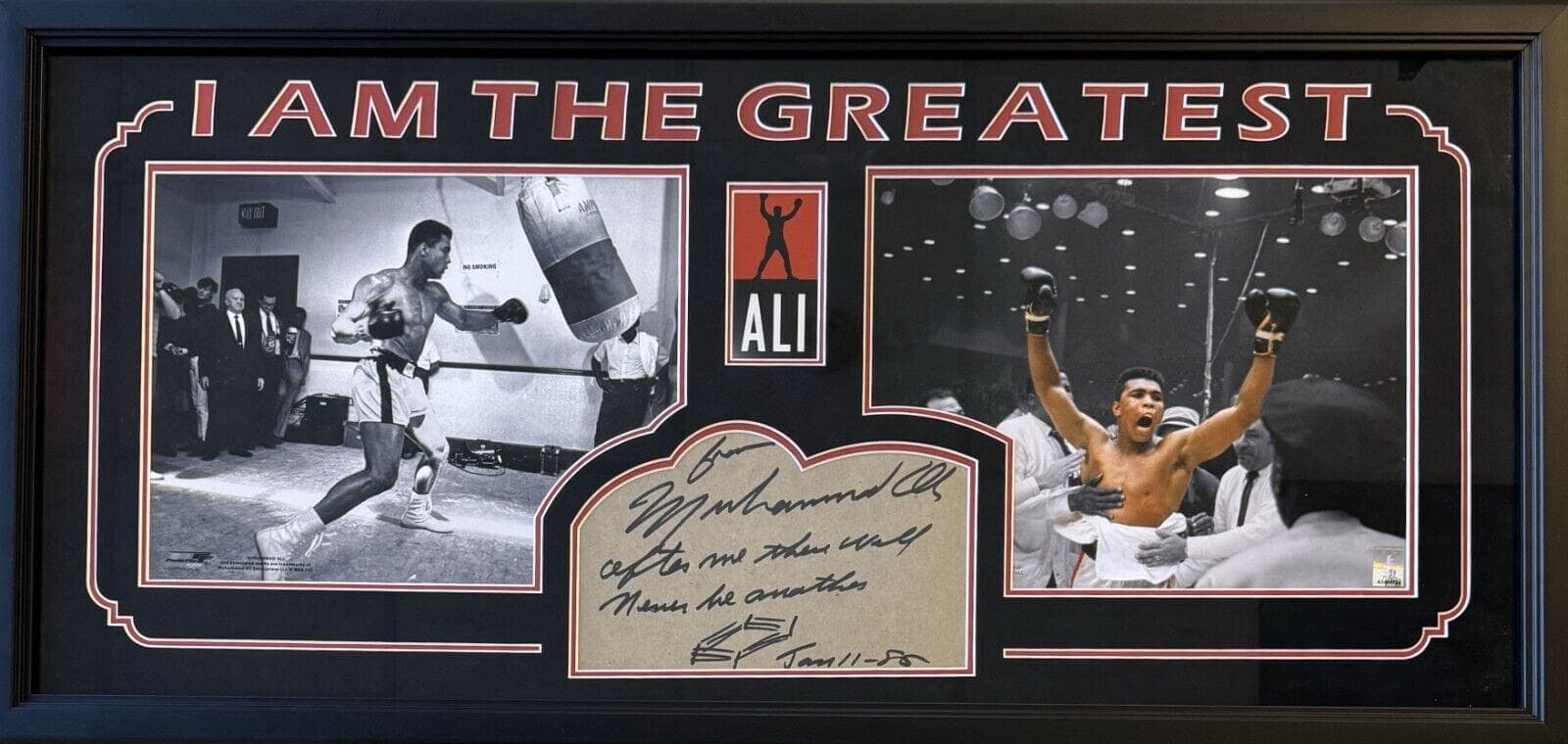 Muhammad Ali Signed Autographed Framed Cut with Sketch PSA/DNA QO9138 Muhammad Ali Other framed-cut-sketch-qo9138, supplier stock photo