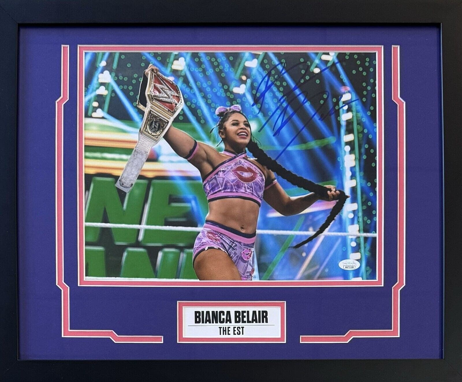 BIANCA BELAIR Signed Autographed Framed Signed 11×14 Photo JSA #3 Bianca Belair Photo 11x14-bianca-belair-framed-11-14-3, supplier stock photo