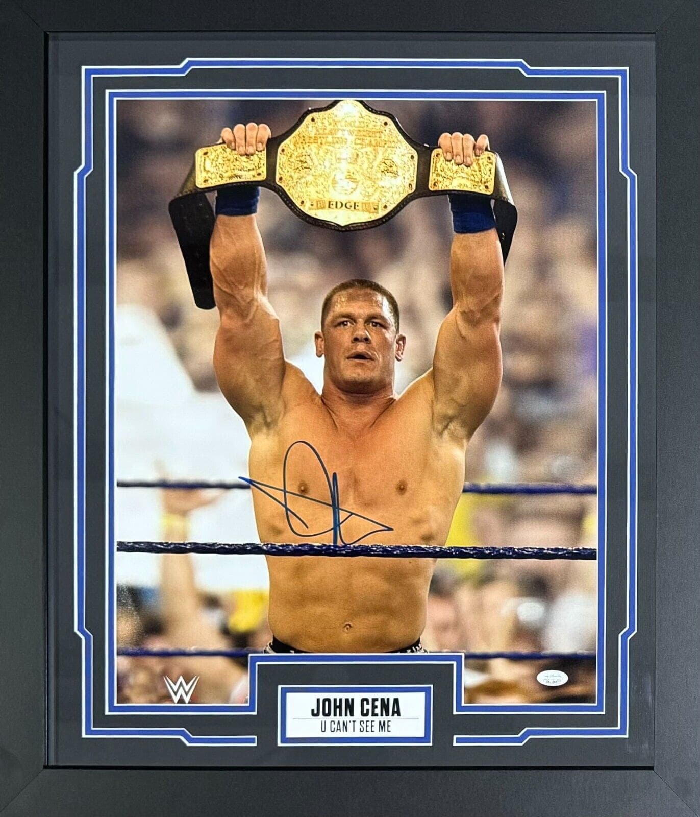 John Cena Signed Autographed Framed Signed 16×20 Photo JSA #16 John Cena Photo 16x20-framed-16-20, supplier stock photo