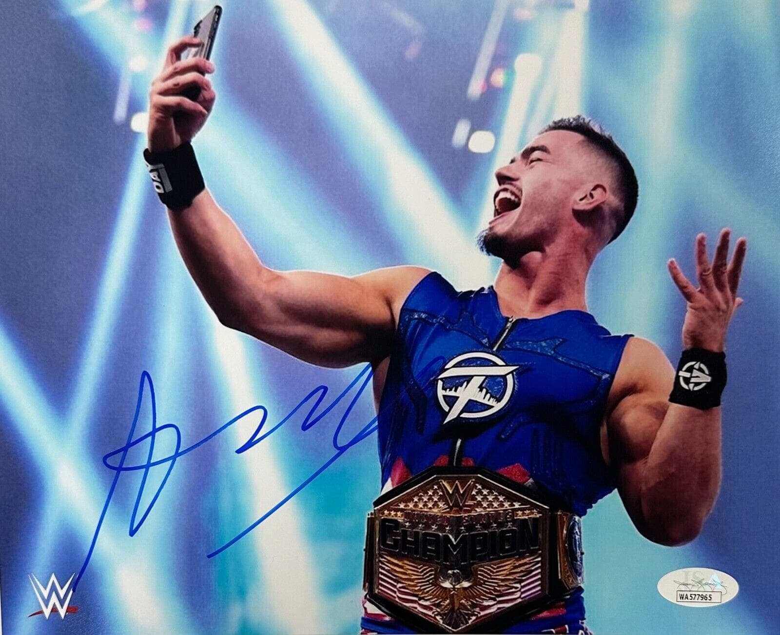 Austin Theory Signed Autographed 8×10 Photo JSA Authentic #6 Photo 8x10-austin-theory-8-10-6, supplier stock photo