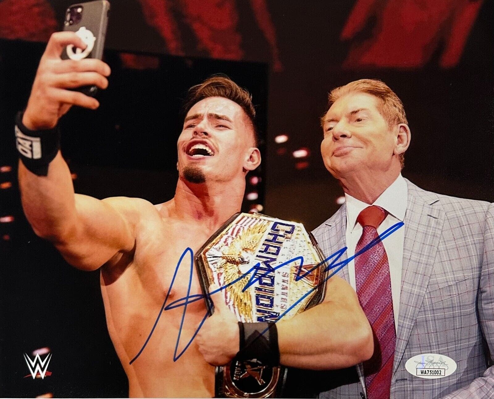 Austin Theory Signed Autographed 8×10 Photo JSA Authentic #4 Photo 8x10-austin-theory-8-10-4, supplier stock photo
