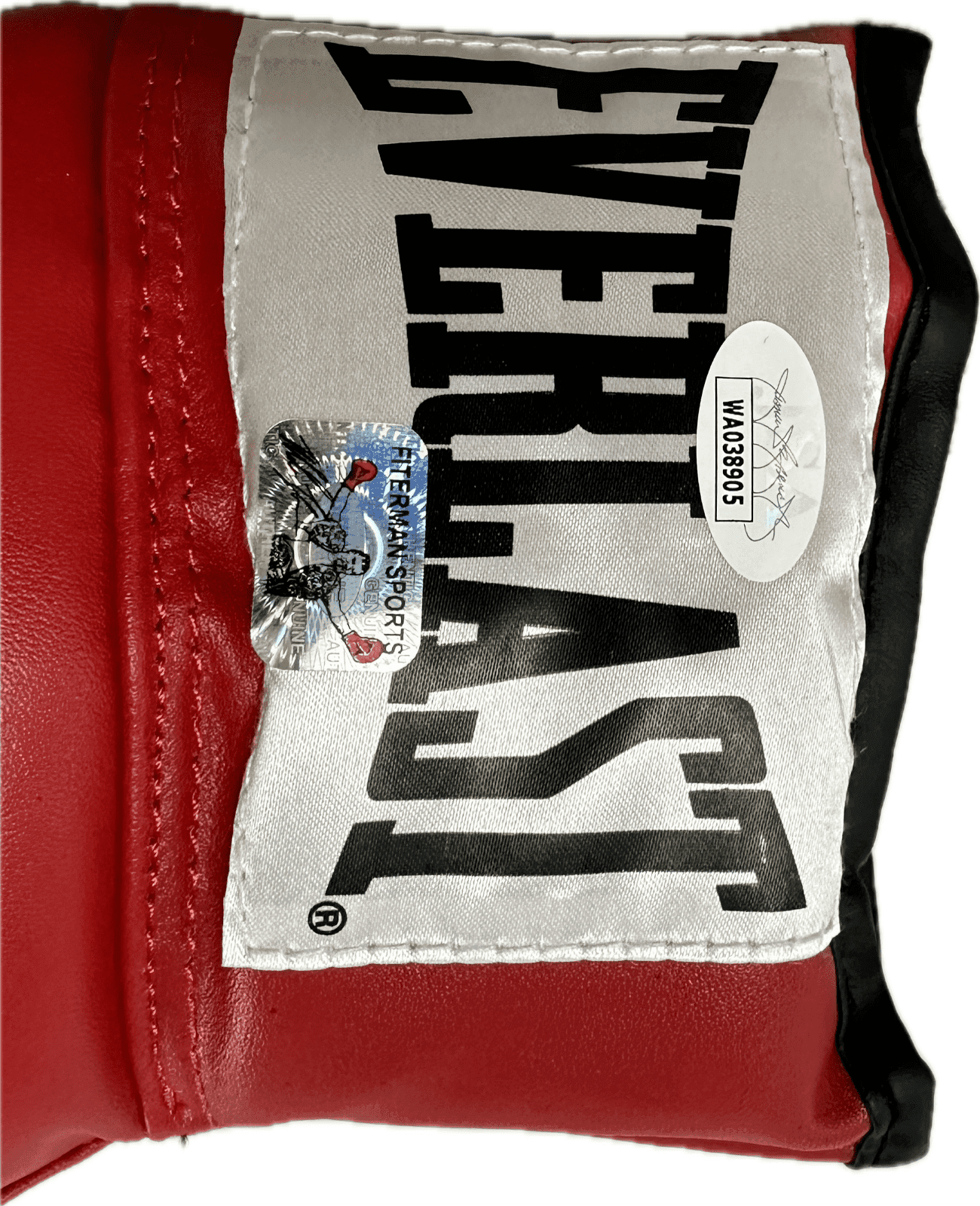 Mike Tyson Kid Dynamite Signed Red Leather Boxing Glove JSA Authenticated L Mike Tyson Glove kid-dynamite-red-leather-boxing, view 3, supplier stock photo