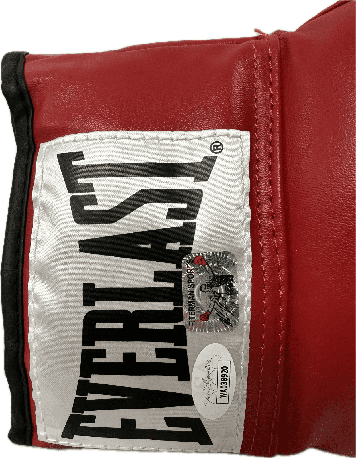 Mike Tyson Kid Dynamite Signed Red Leather Boxing Glove JSA Authenticated R Mike Tyson Glove kid-dynamite-red-leather-boxing, view 3, supplier stock photo