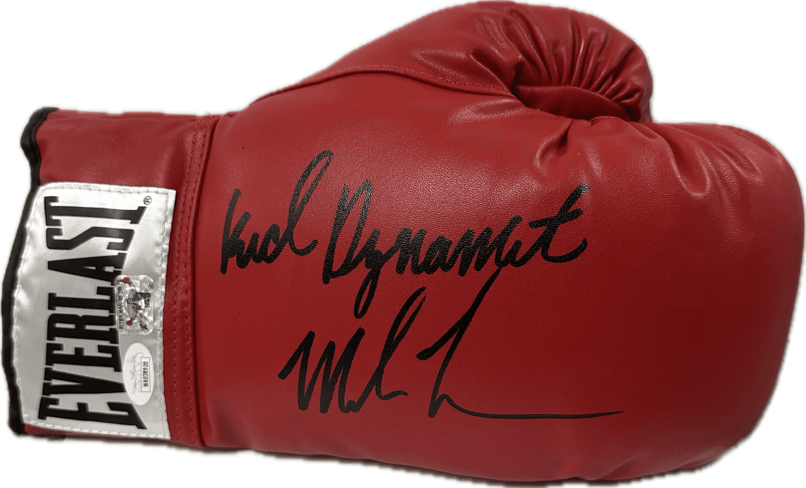 Mike Tyson Kid Dynamite Signed Red Leather Boxing Glove JSA Authenticated R Mike Tyson Glove kid-dynamite-red-leather-boxing, supplier stock photo