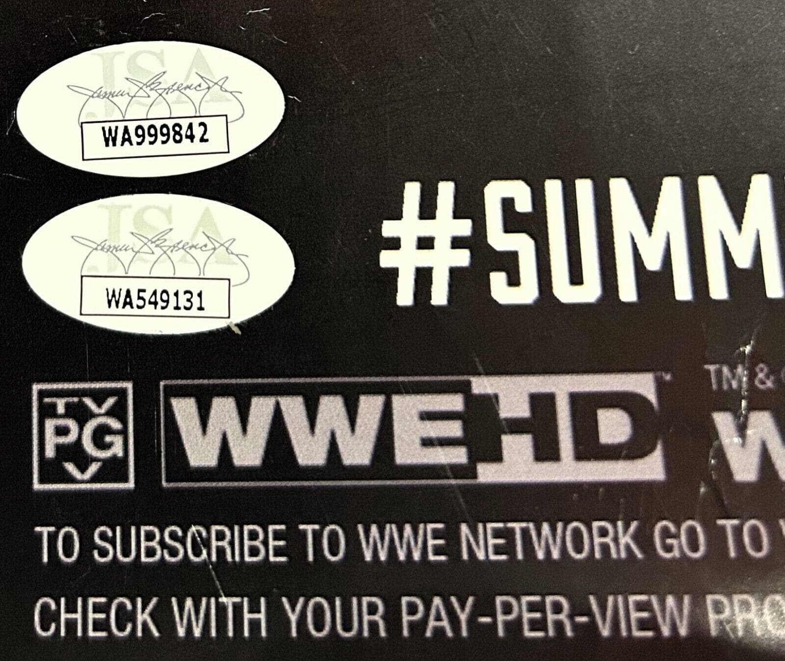 Brock Lesnar & John Cena Signed SummerSlam 40X27 Poster JSA Authenticated Brock Lesnar Other 40x27-john-cena-summerslam-poster, view 5, supplier stock photo
