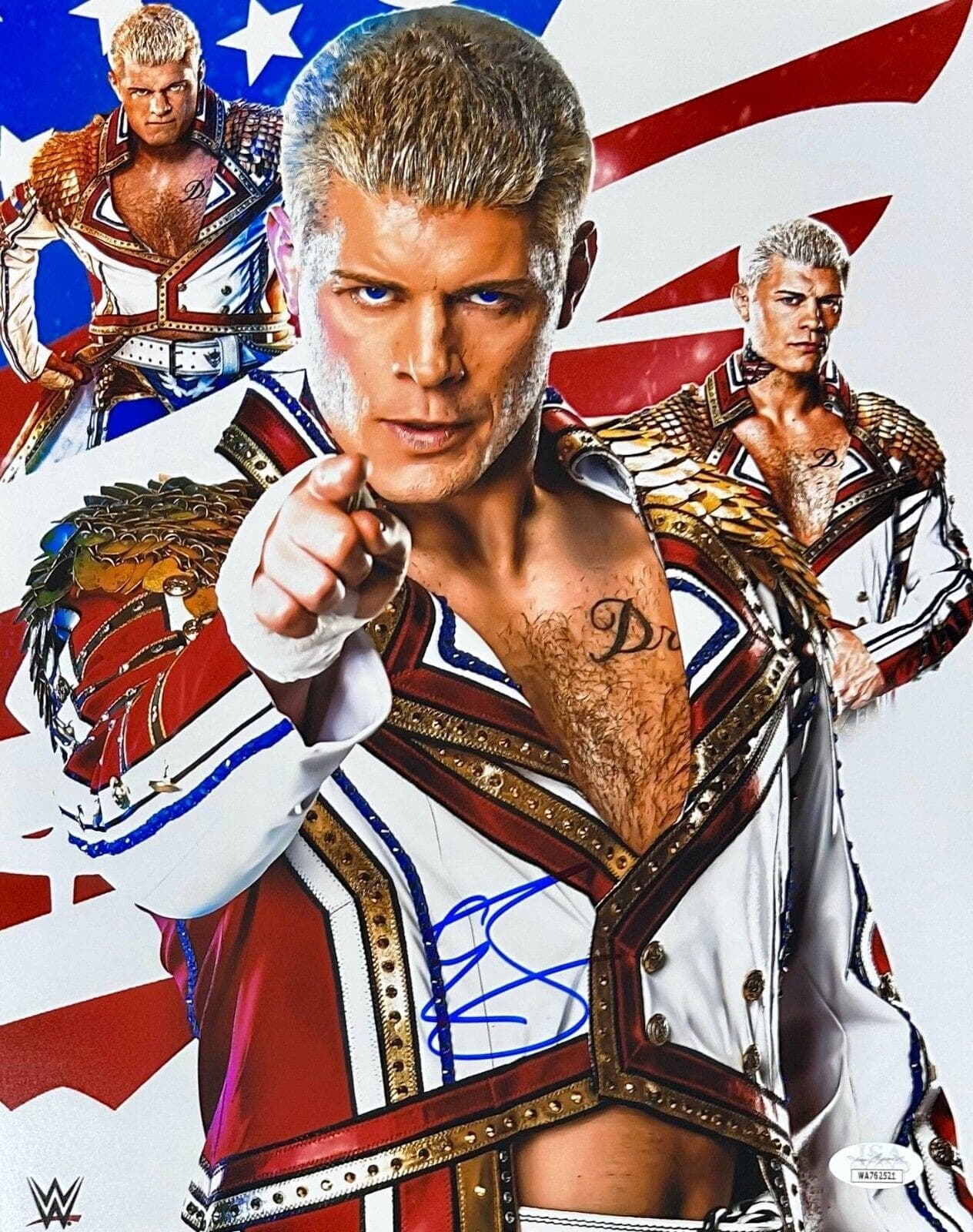 Cody Rhodes Signed Autographed 11×14 Photo JSA Authentic American Nightmare 1 Photo 11x14-cody-rhodes-11-14-american-nightmare, supplier stock photo