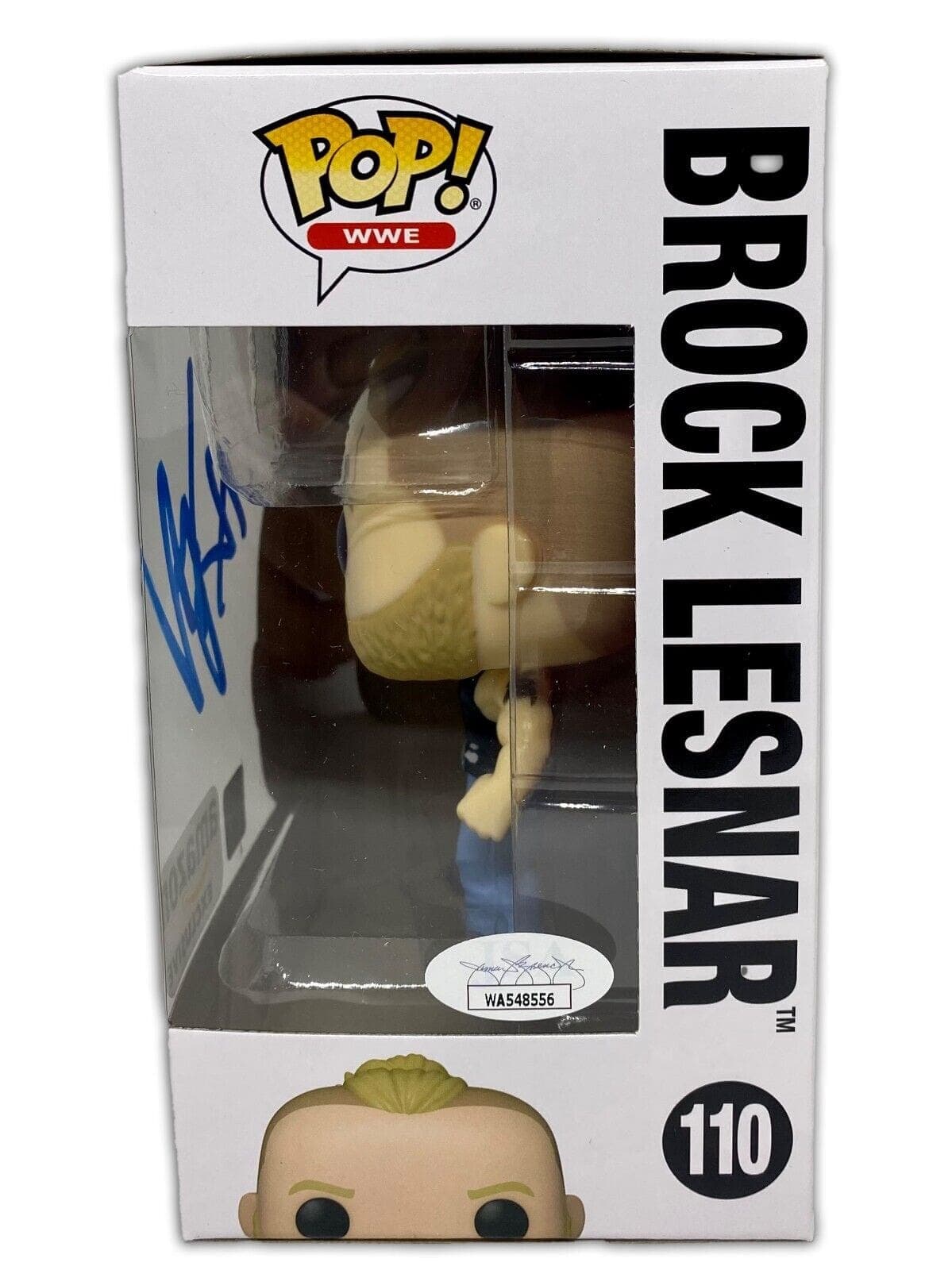 Brock Lesnar Signed Autographed Funko POP 110 JSA Authenticated Blue Brock Lesnar Other funko-pop-110-blue, view 2, supplier stock photo