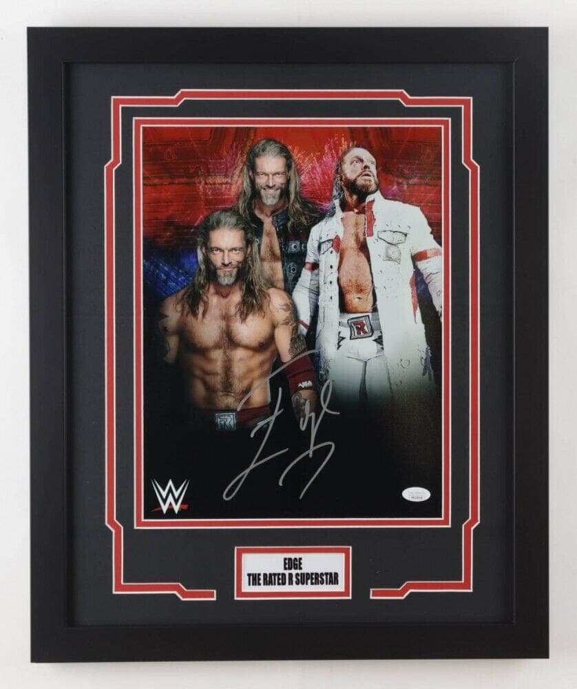 Edge Signed Autographed Framed 11×14 Photo JSA Authenticated #11 Photo 11x14-edge-framed-11-14, supplier stock photo