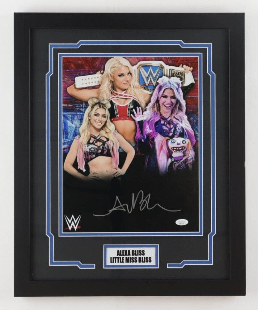 Alexa Bliss Signed Autographed Framed 11×14 Photo JSA Authen #11 Photo 11x14-alexa-bliss-framed-11-14-authen, supplier stock photo