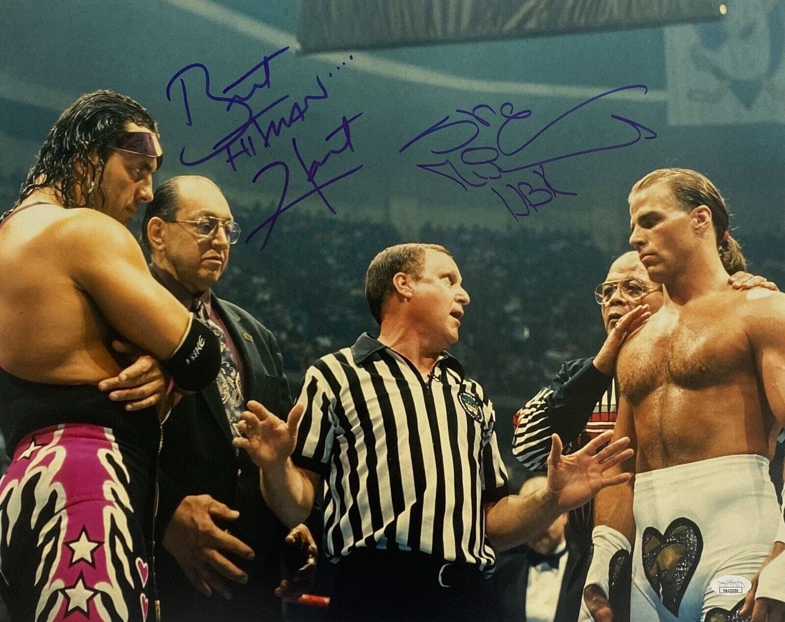 Bret Hart & Shawn Michaels Signed 11×14 Photo JSA Authenticated Shawn Michaels Photo 11x14-bret-hart-shawn-michaels-11-14, supplier stock photo