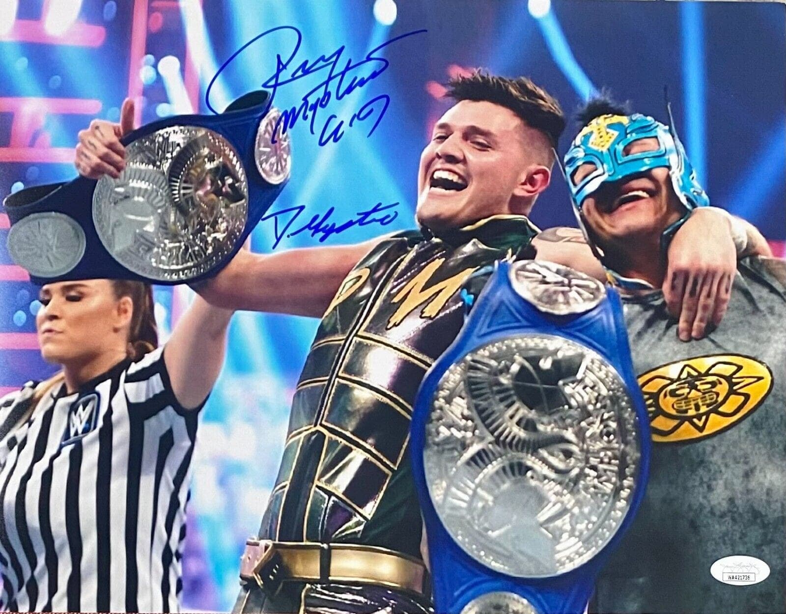 Rey Mysterio Dominik Mysterio Signed 11×14 Photo JSA Authenticated #4 Rey Mysterio Photo 11x14-rey-mysterio-dominik-11-14-4, supplier stock photo