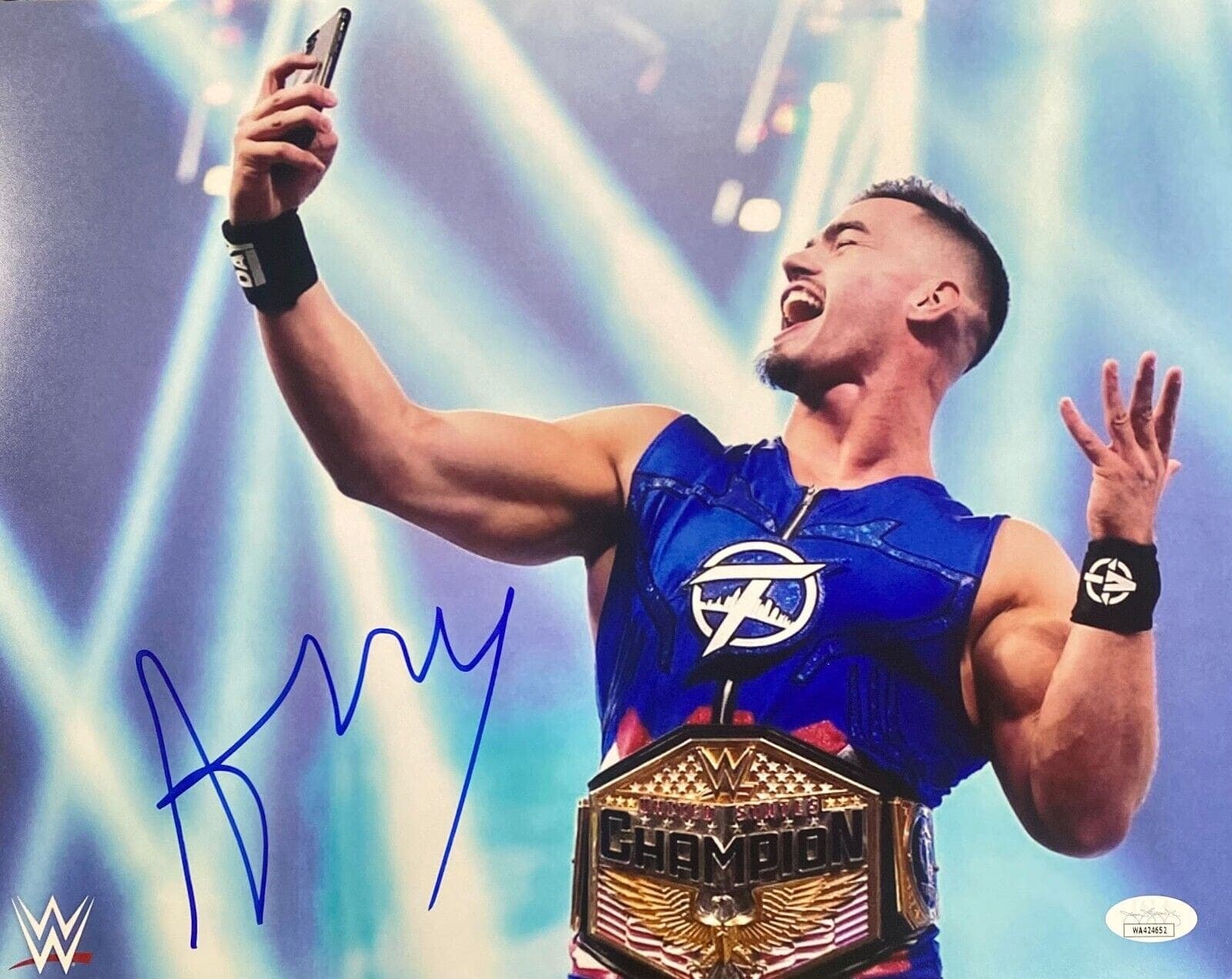 Austin Theory Signed Autographed 11×14 Photo JSA Authenticated #6 Photo 11x14-austin-theory-11-14-6, supplier stock photo