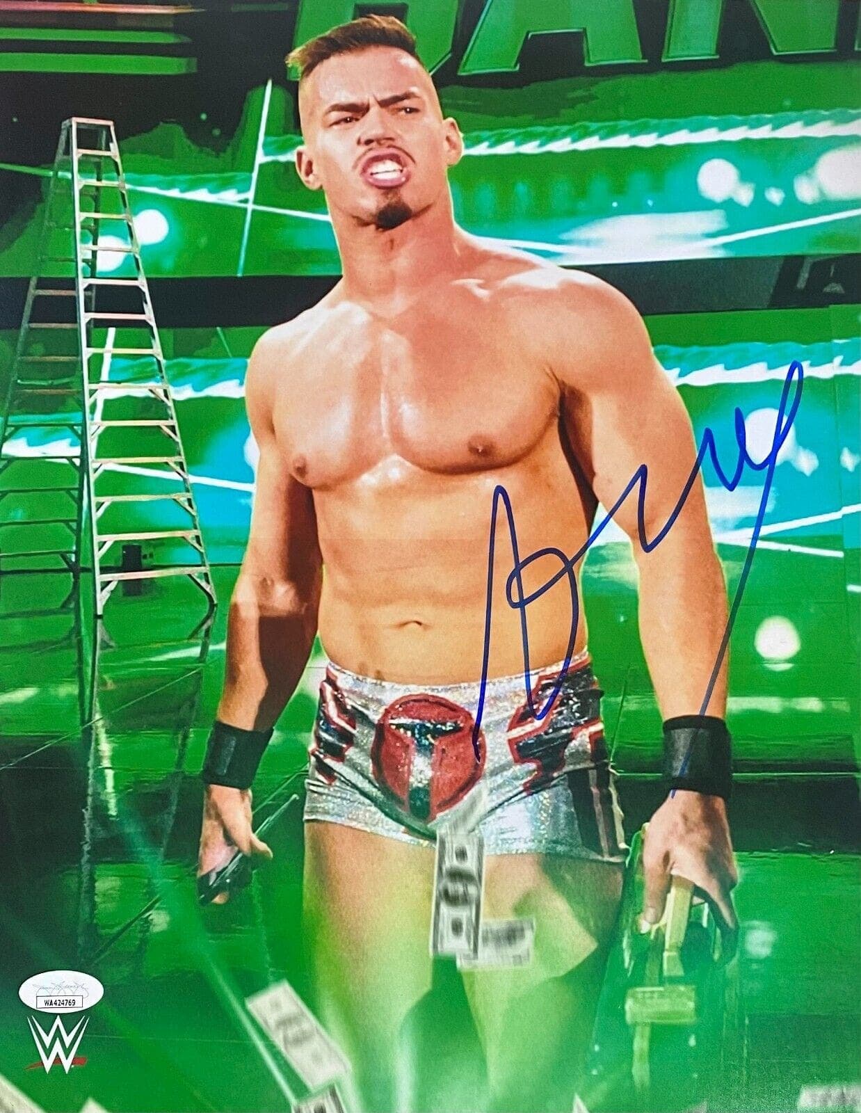 Austin Theory Signed Autographed 11×14 Photo JSA Authenticated #1 Photo 11x14-austin-theory-11-14-1, supplier stock photo