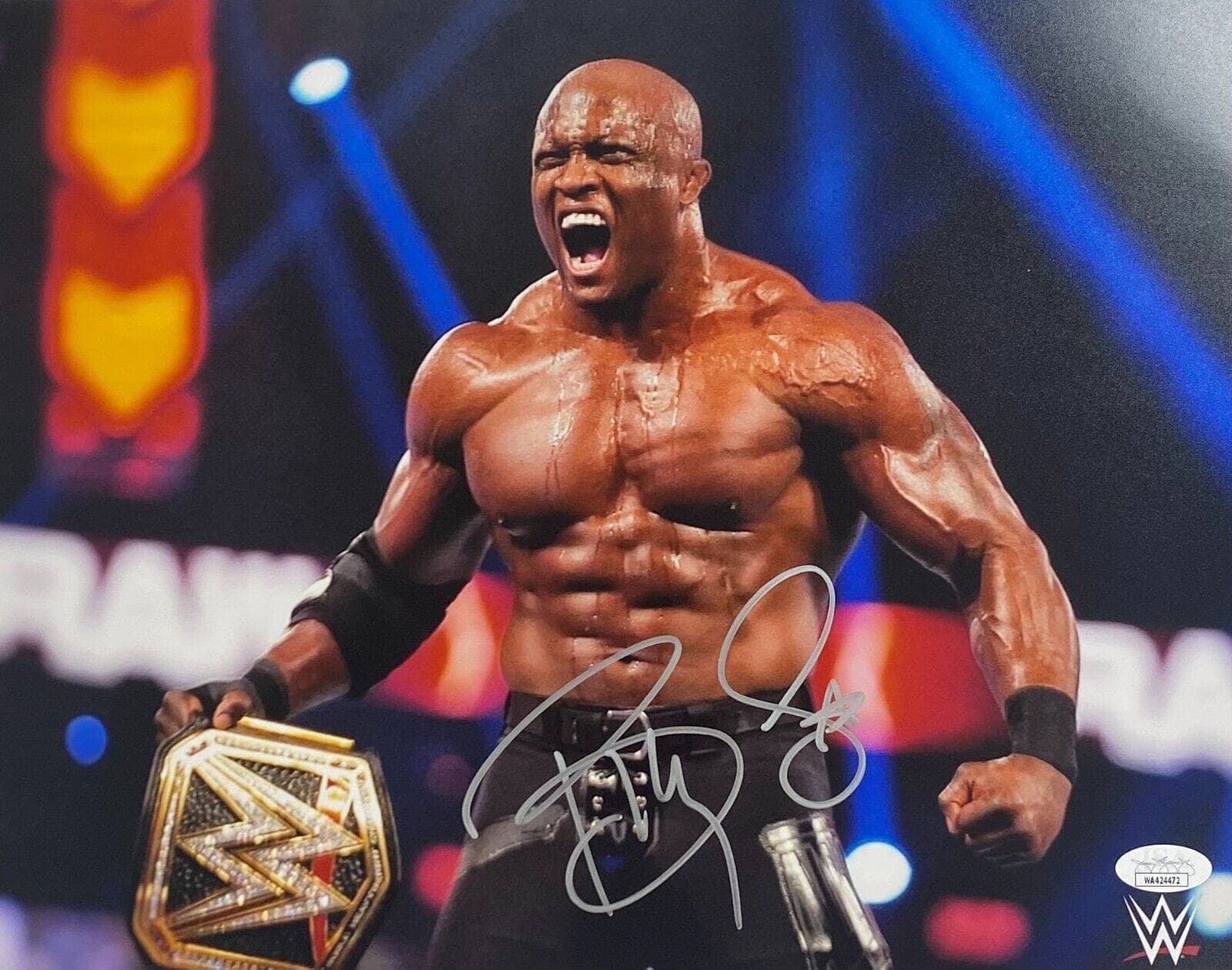 Bobby Lashley Signed Autographed 11×14 Photo JSA Authenticated #1 Photo 11x14-bobby-lashley-11-14-1, supplier stock photo