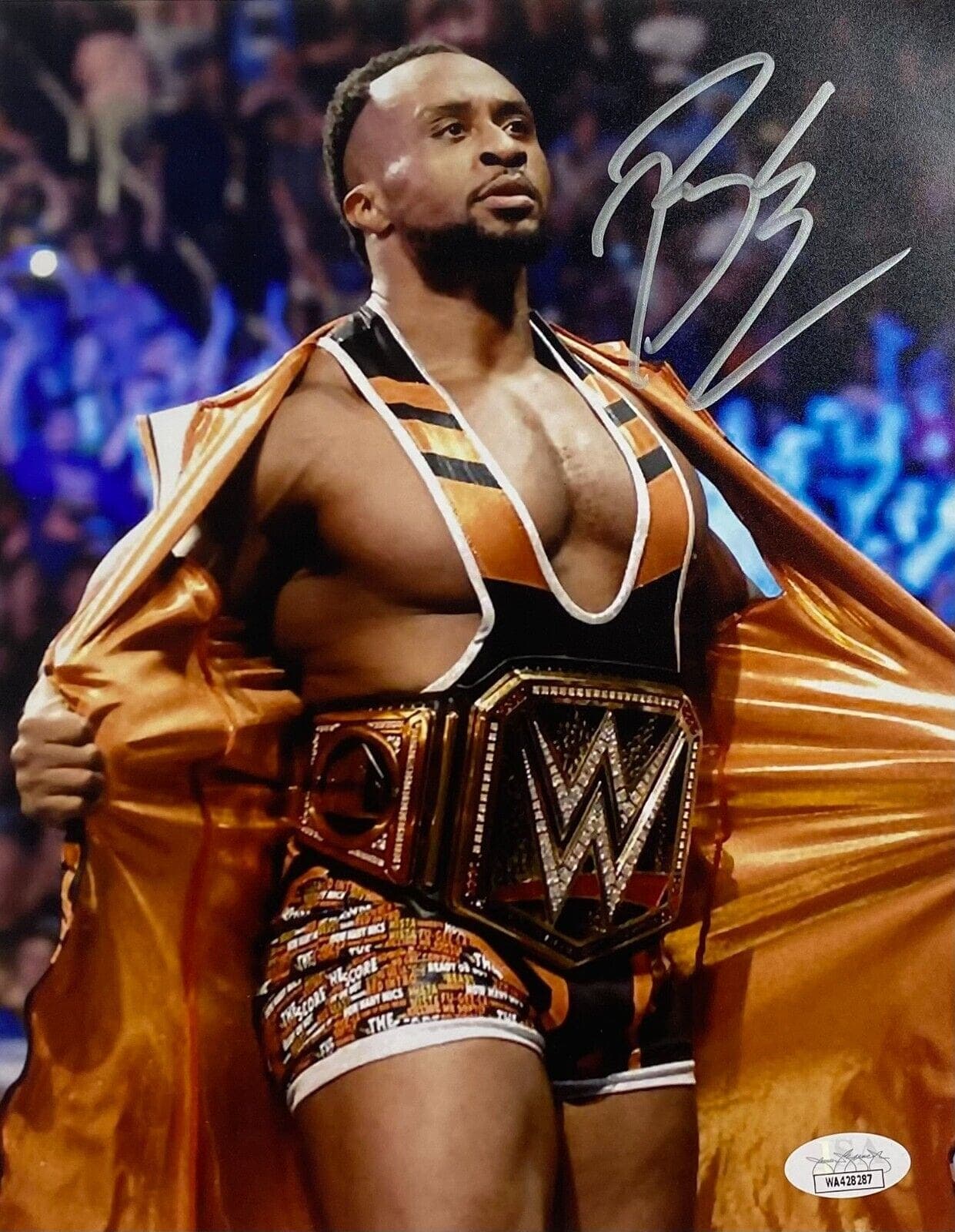 Big E Signed Autographed 8×10 Photo JSA Authenticated #6 Photo 8x10-big-8-10-6, supplier stock photo