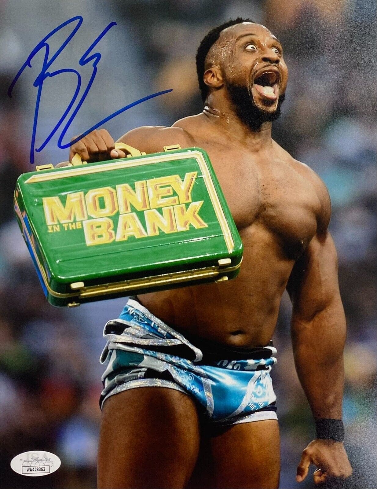 Big E Signed Autographed 8×10 Photo JSA Authenticated #2 Photo 8x10-big-8-10-2, supplier stock photo