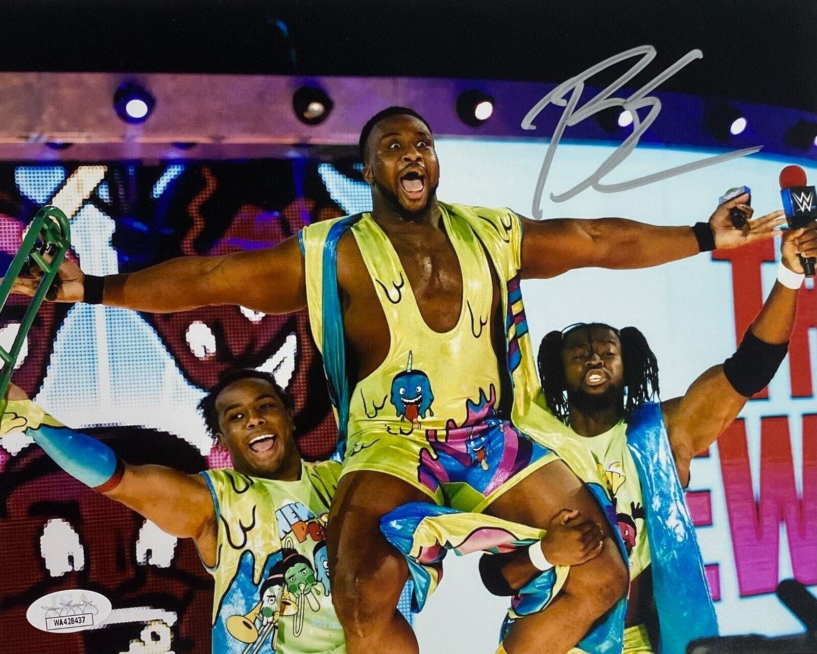 Big E Signed Autographed 8×10 Photo JSA Authenticated #1 Photo 8x10-big-8-10-1, supplier stock photo