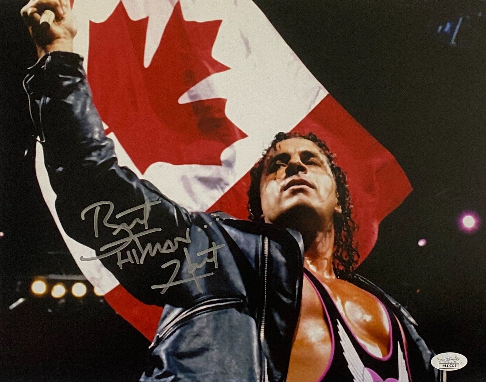 Bret Hart Signed Autographed 11×14 Photo JSA Authenticated #2 Bret Hart Photo 11x14-bret-hart-11-14-2, supplier stock photo