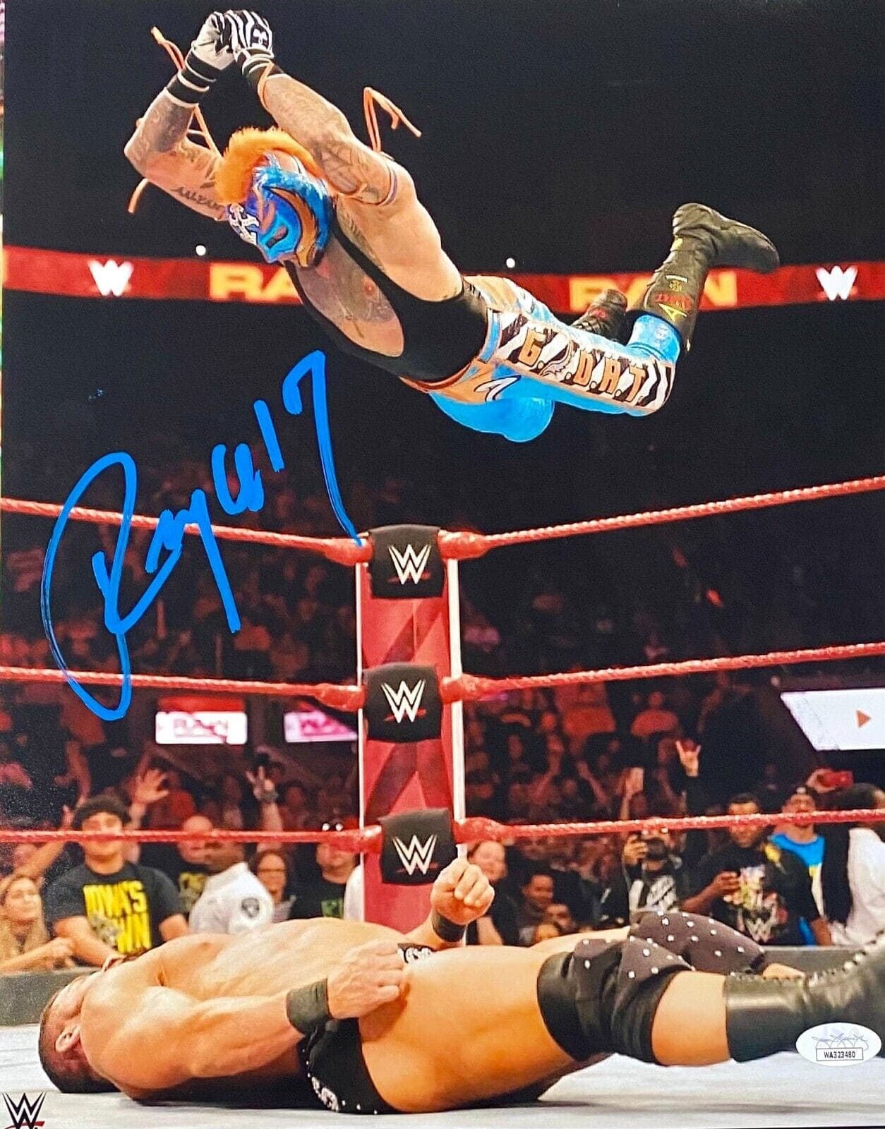 Rey Mysterio Signed Autographed 11×14 Photo JSA Authenticated #5 Blue Rey Mysterio Photo 11x14-rey-mysterio-11-14-5-blue, supplier stock photo