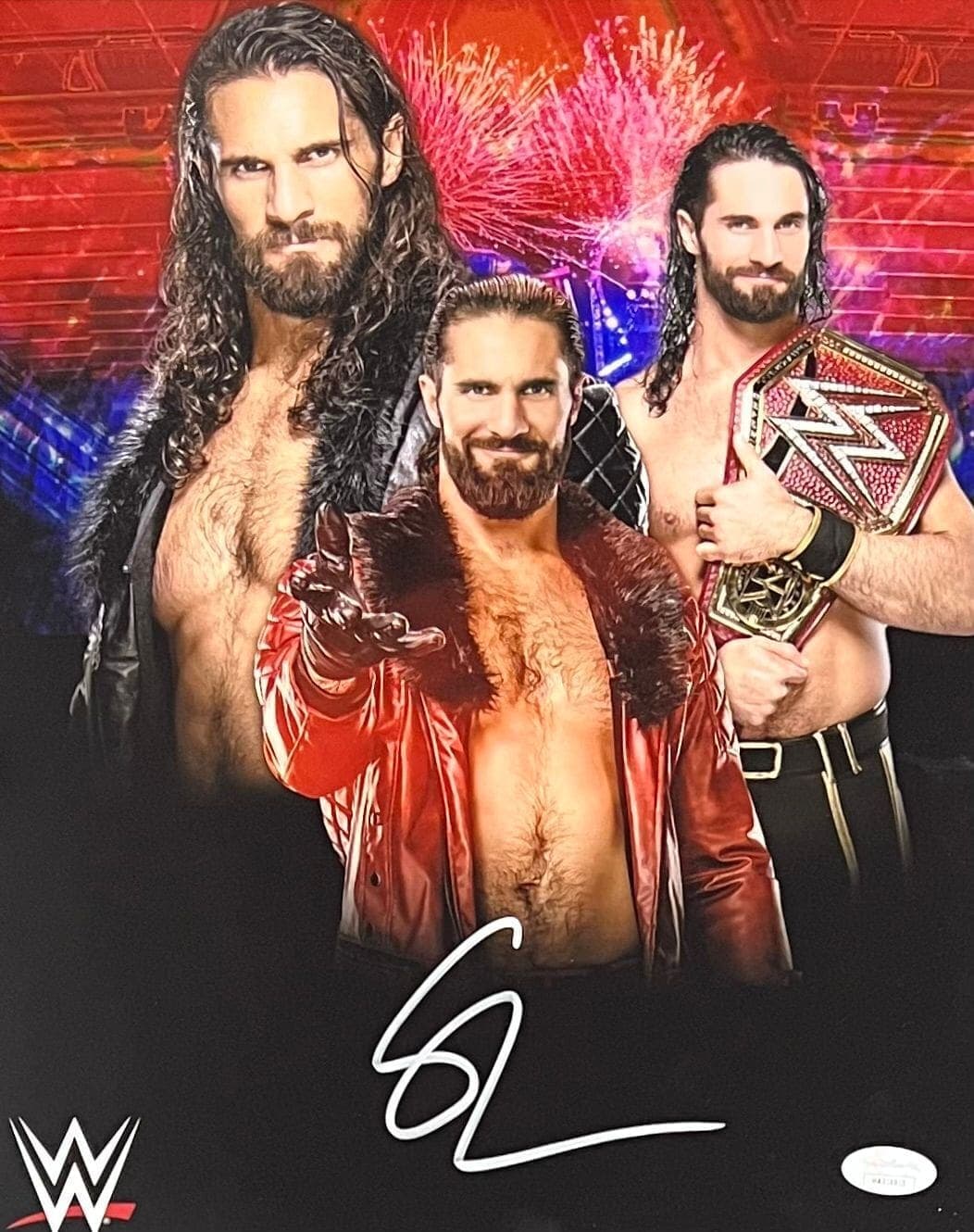 Seth Rollins Signed Autographed 11×14 Photo JSA Authenticated #7 Seth Rollins Photo 11x14-11-14-7, supplier stock photo