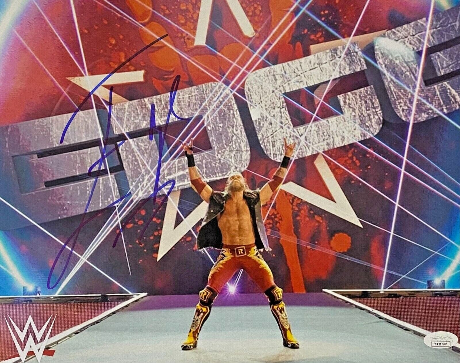 Edge Signed Autographed 11×14 Photo JSA Authenticated #7 Photo 11x14-edge-11-14-7, supplier stock photo