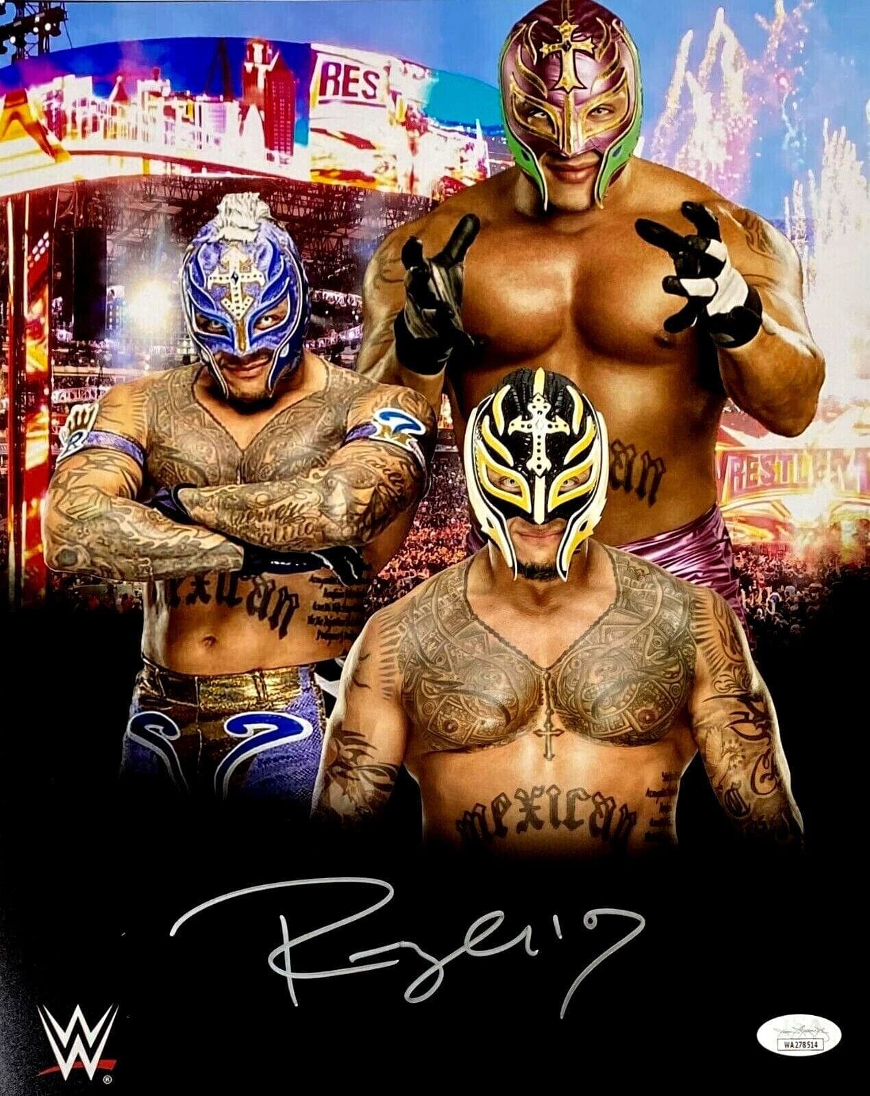 Rey Mysterio Signed Autographed 11×14 Photo JSA Authenticated #3 Silver Rey Mysterio Photo 11x14-rey-mysterio-11-14-3-silver, supplier stock photo